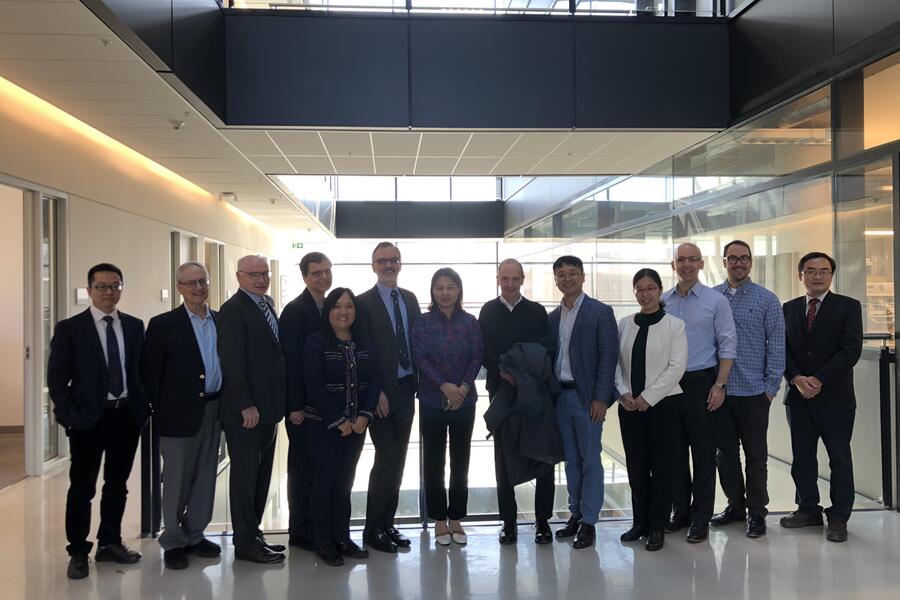 Speakers and organizers of the Neuropsychiatry Symposium 2019 pose for a photo.