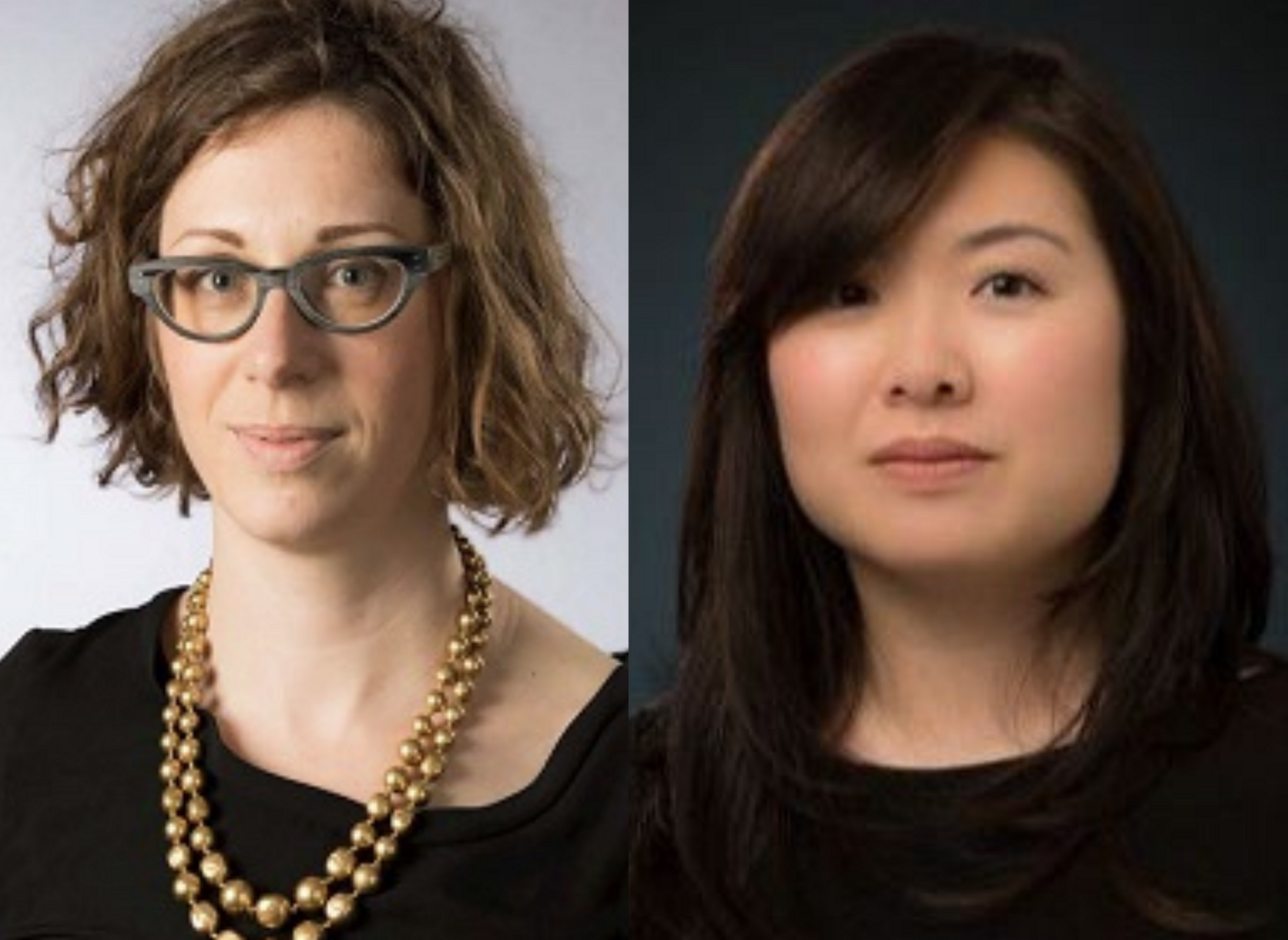 Portrait photos of two women, Dr. Sarah Colman and Dr. Karen Wang.